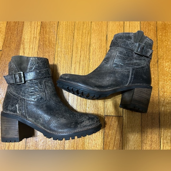 DIBA TRUE CRAZE HOT MOTO BOOTS Western Cowgirl Grunge Rustic Size 10 - Picture 1 of 12